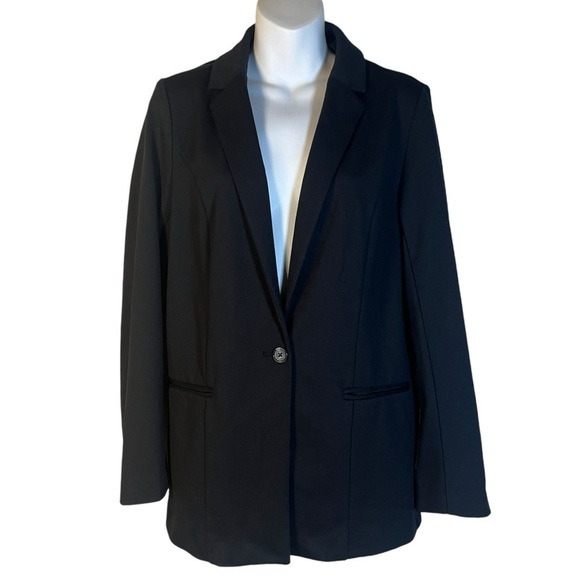 Nine West Ponte Knit Single-button blazer size M - Picture 2 of 13